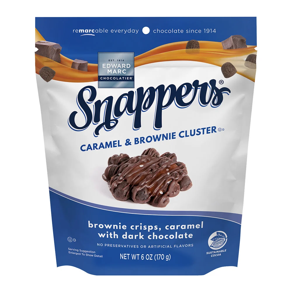 Snappers Brownie & Caramel Clusters Bags - 10ct
