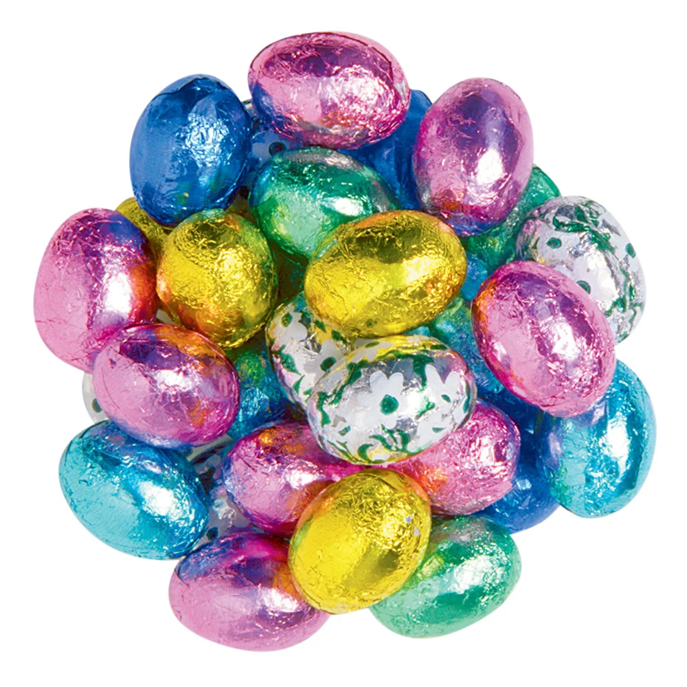 Snowcap Foiled Easter Eggs - 10lb Bulk