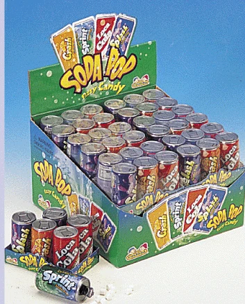 Soda Cans 6-Packs Fizzy Candy - 12ct - Image 2
