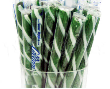 Green Apple Candy Sticks - 80ct - Image 2
