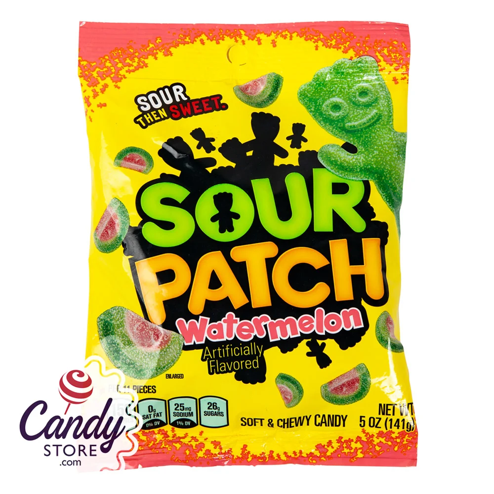 Watermelon Sour Patch Candy - 12ct Peg Bags - Image 2