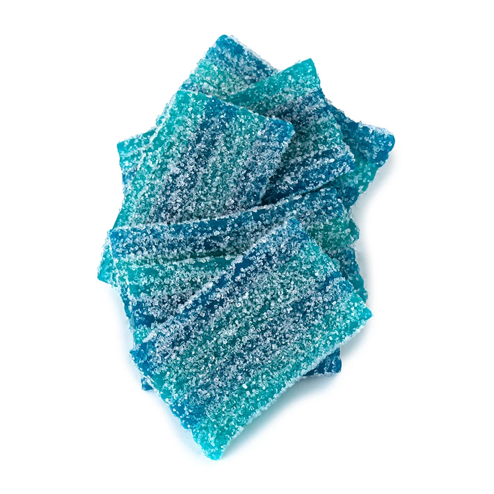 Sour Power Berry Blue Snax Mini Belts - 19.8lb Bulk