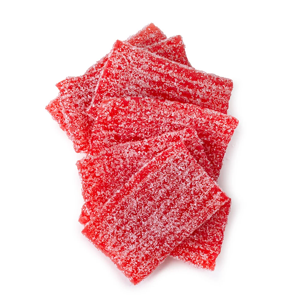 Sour Power Strawberry Snax Mini Belts - 19.8lb Bulk