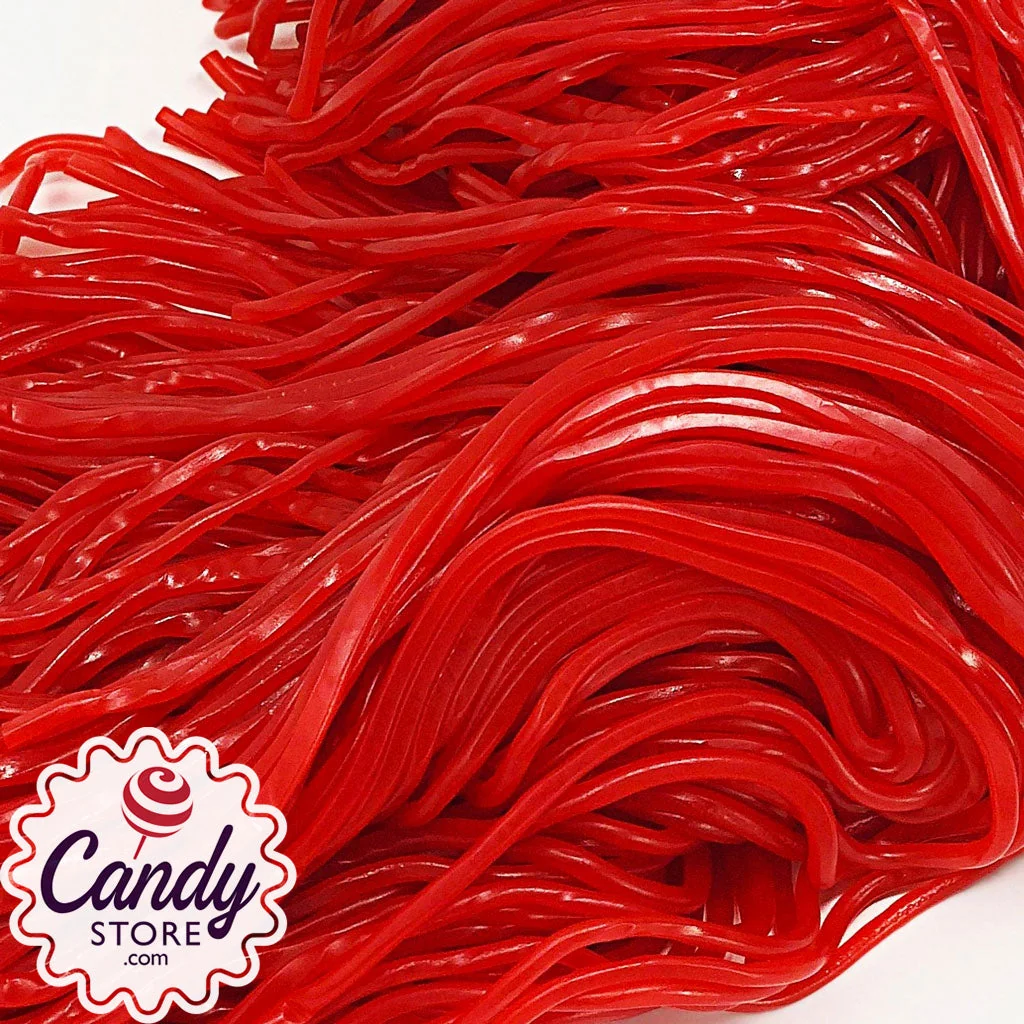 Gustaf's Strawberry Red Licorice Laces - 20lb - Image 4