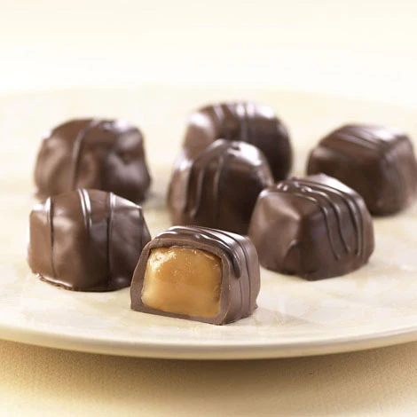 Vanilla Caramels Milk Chocolate Sugar Free by Asher's - 6lb - Image 2