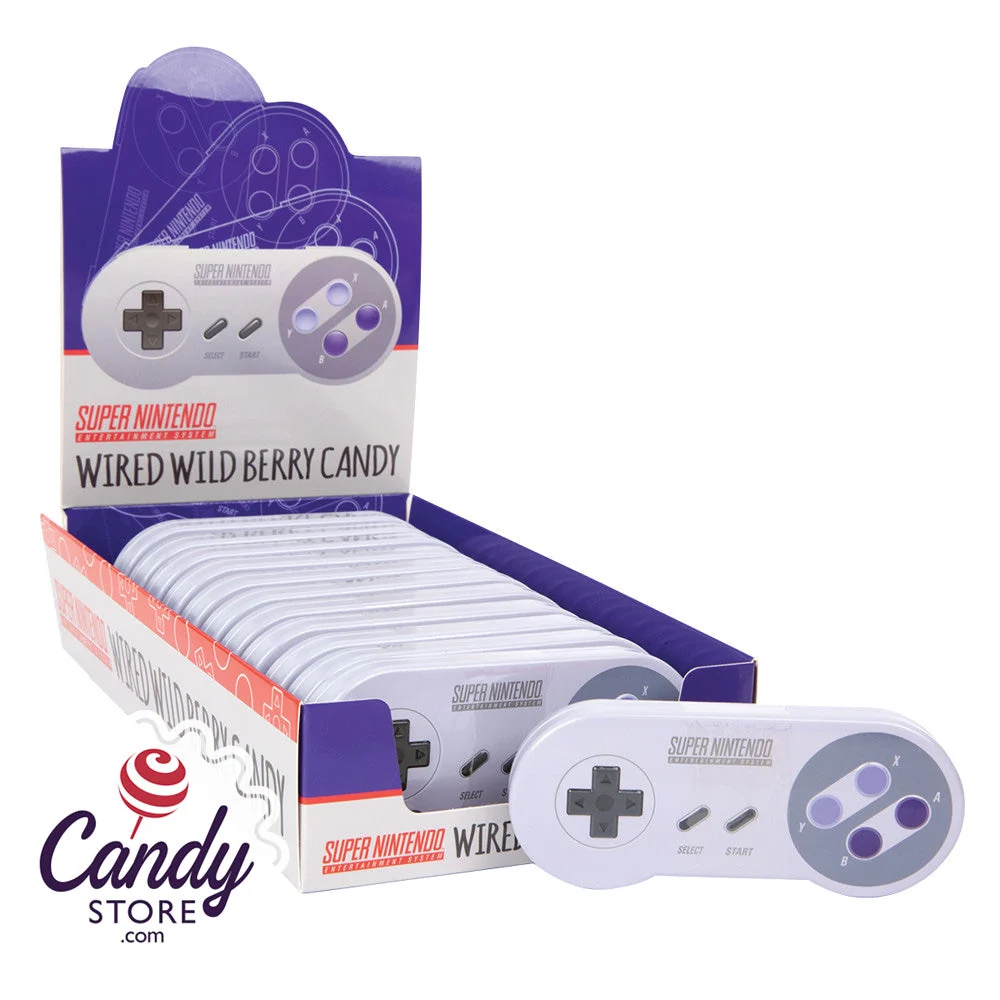 Candy Super Nintendo Controller Wild Berry Sours - 12ct Tins - Image 2