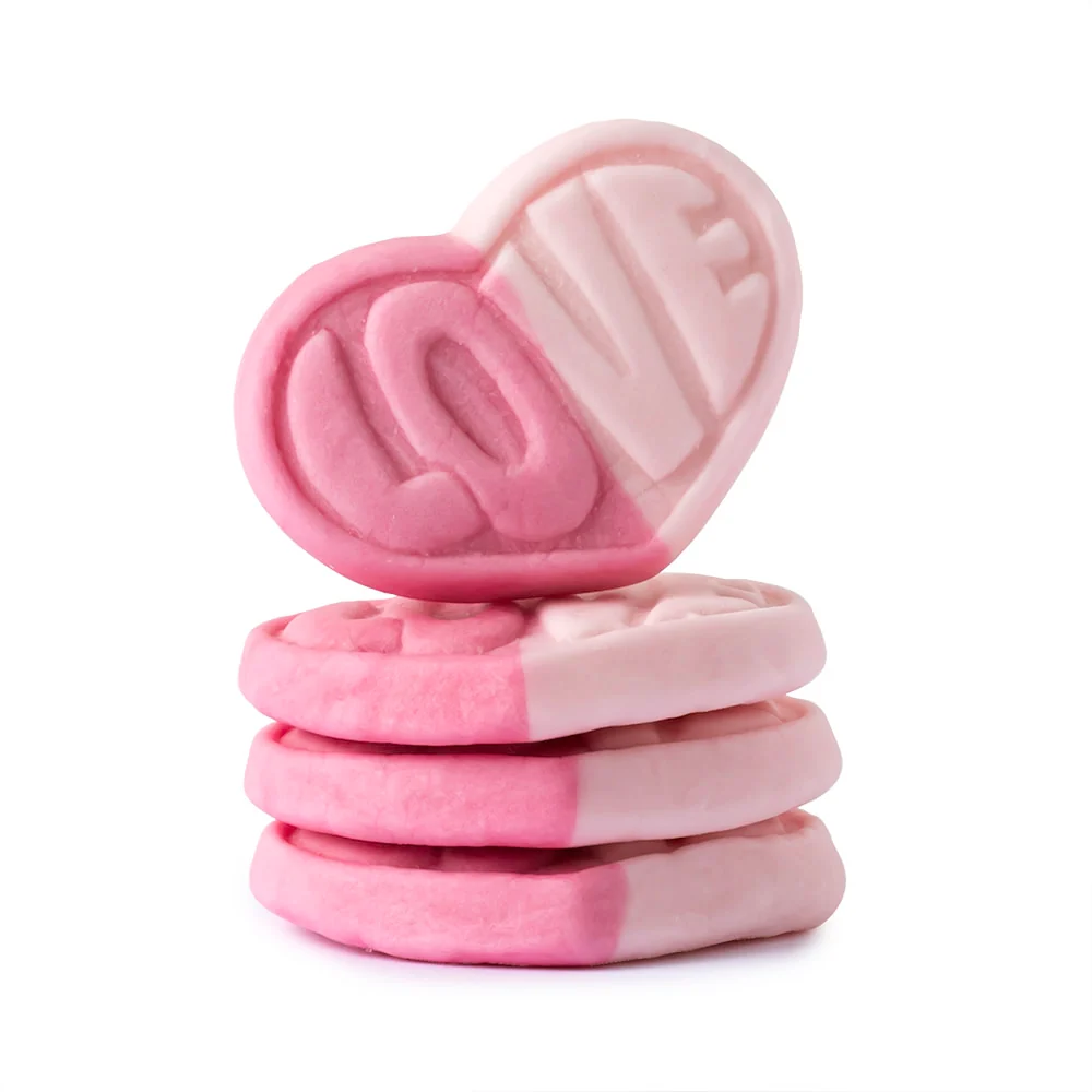 Swedish Style Hearts Strawberry Vanilla - 5lb
