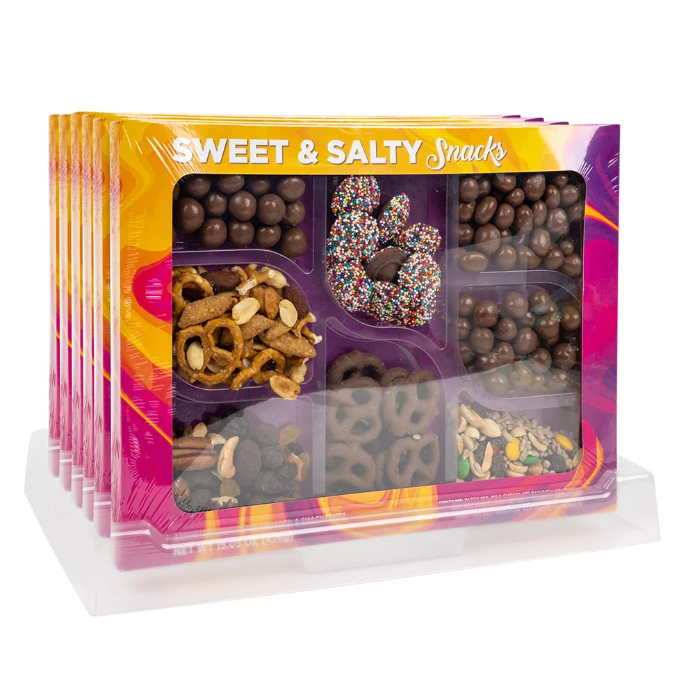 Sweet & Salty Snacks Charcuterie Board Boxes - 6ct