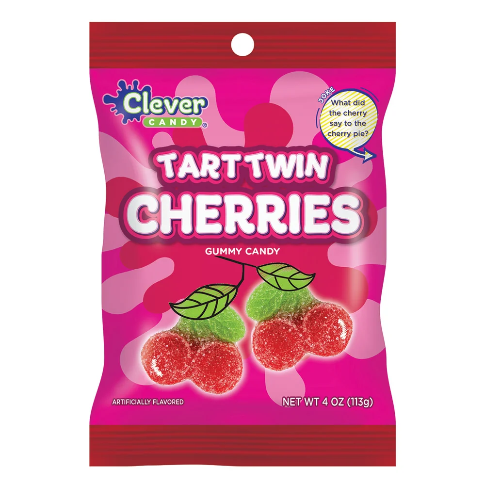 Tart Twin Cherries Peg Bags - 12ct