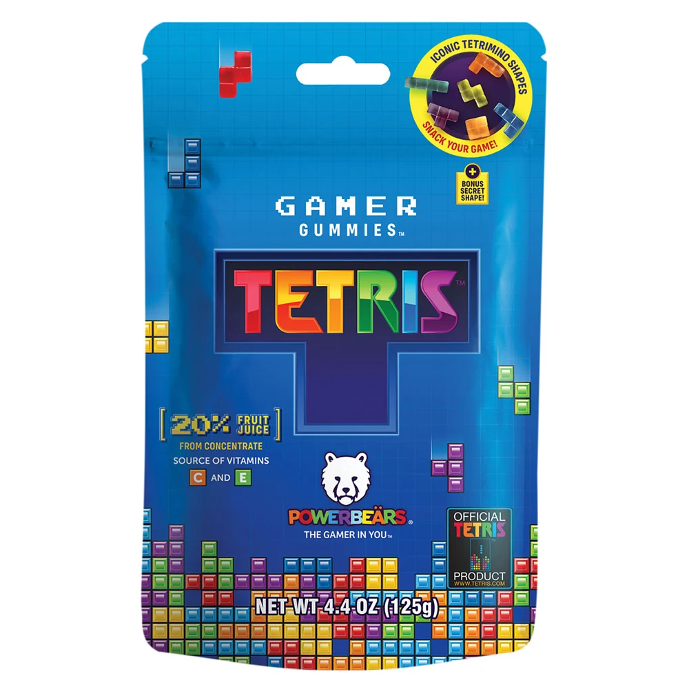 Tetris Gamer Gummies Pouches - 6ct