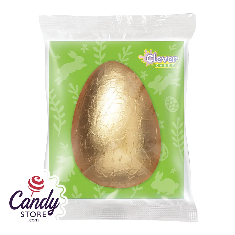 The Golden Egg Milk Chocolate Eggs Candy - 12ct