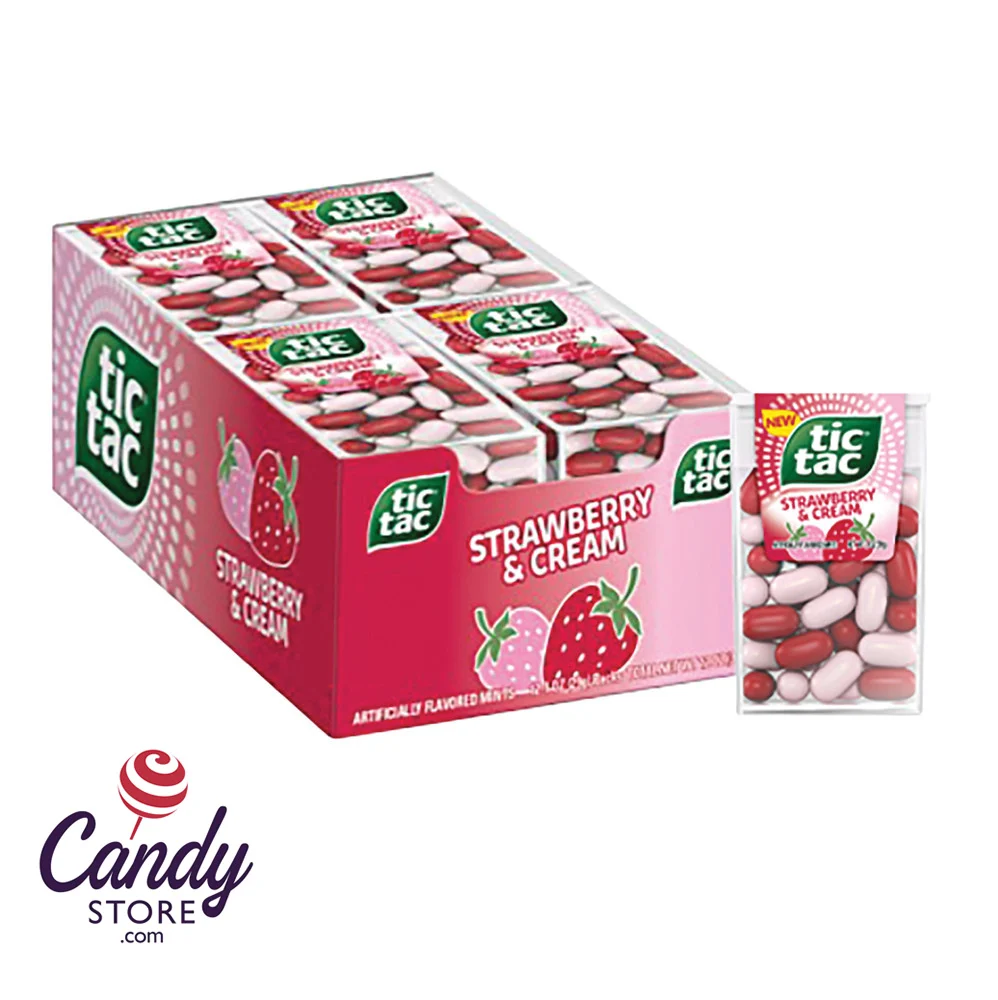 Tic Tacs Strawberry & Cream - 12ct - Image 2