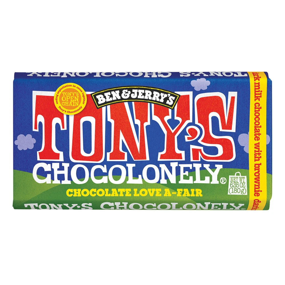 Tony's Chocolonely Chocolate Love A-Fair Bars - 15ct