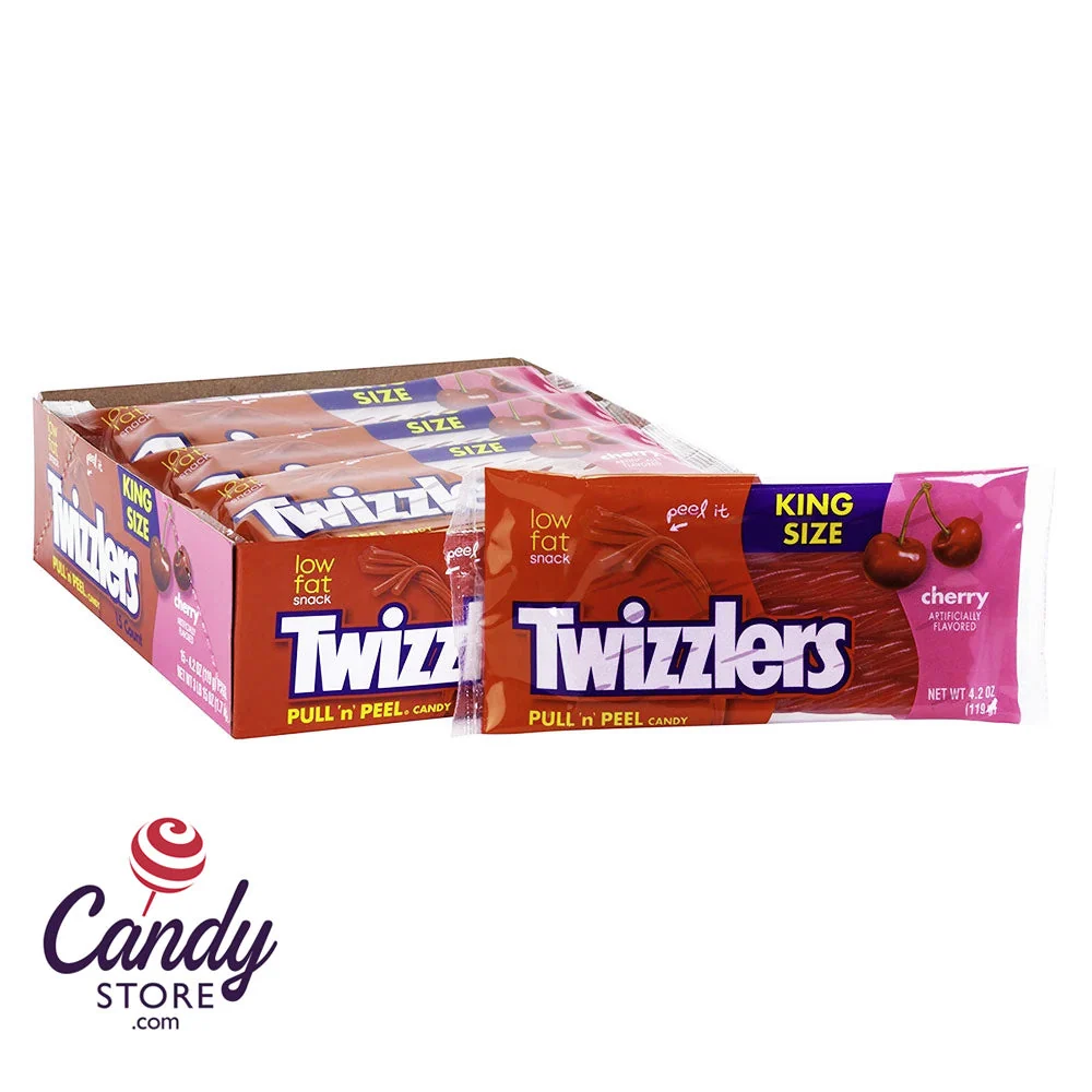 Twizzlers King Size Pull & Peel Cherry - 15ct - Image 3