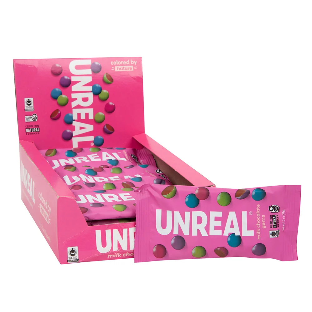 Unreal Milk Chocolate Gem - 12ct