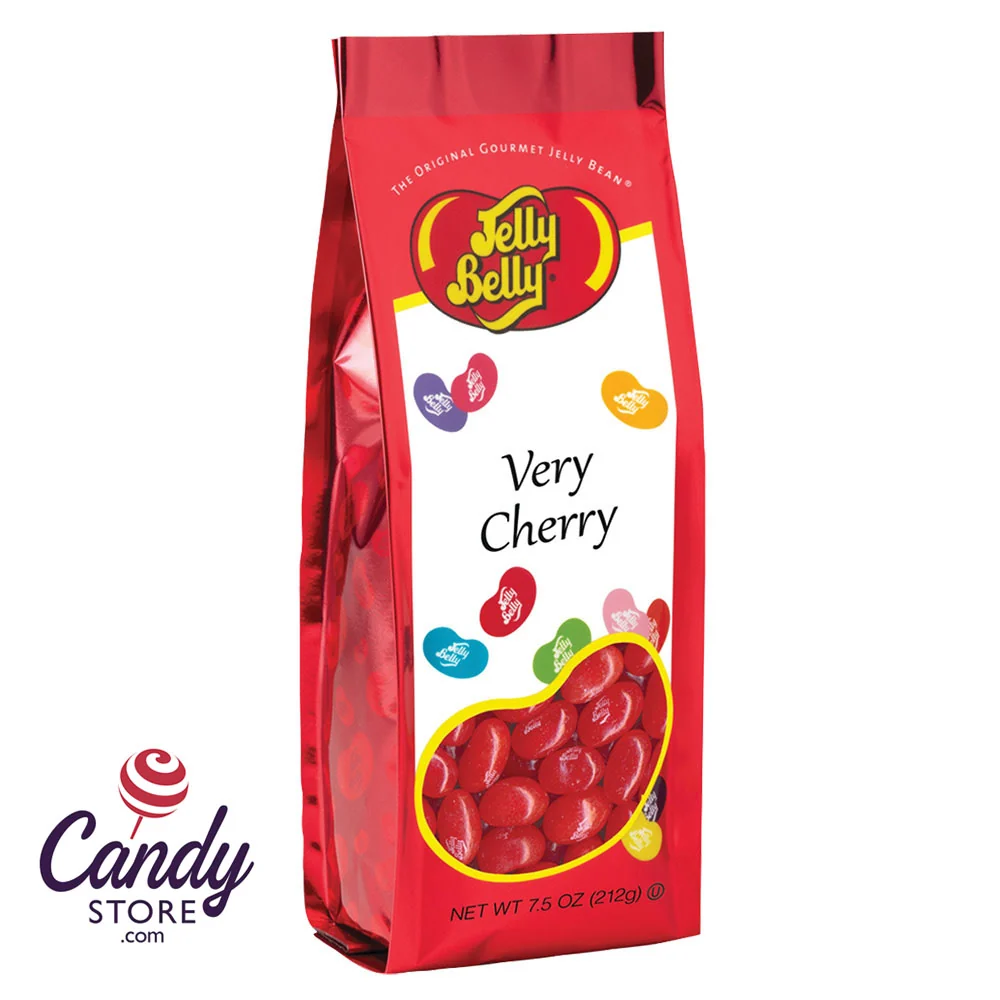 Very Cherry Jelly Belly Jelly Beans 7.5oz Gift Bag - 12ct
