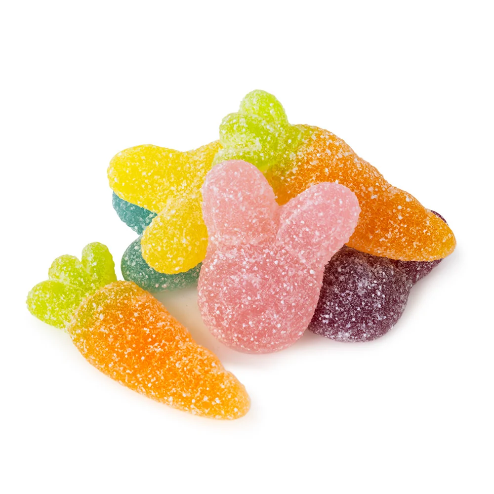 Vidal Gummi Sour Rabbits & Carrots - 2.2lb Bulk