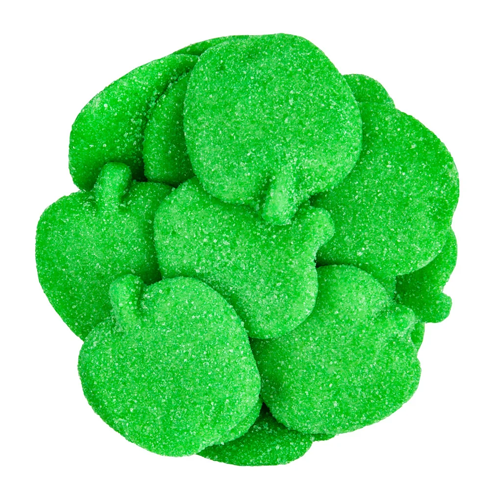 Vidal Gummy Sour Apples - 4.4lb Bulk