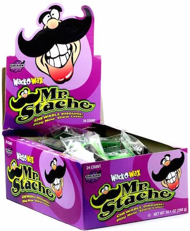 Mr. Stache Wack-O-Wax Wax Mustaches - 24ct - Image 2