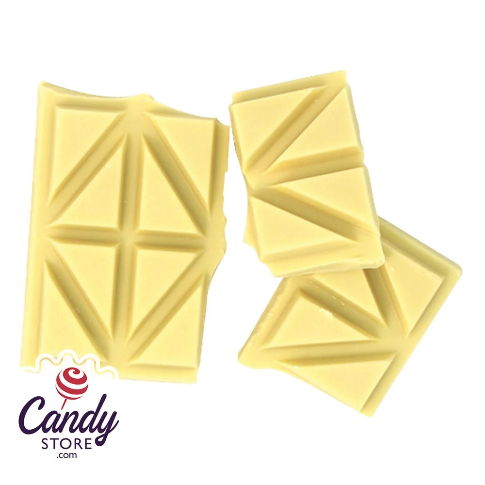 White Chocolate Bars Break-Up Scored - 10lb