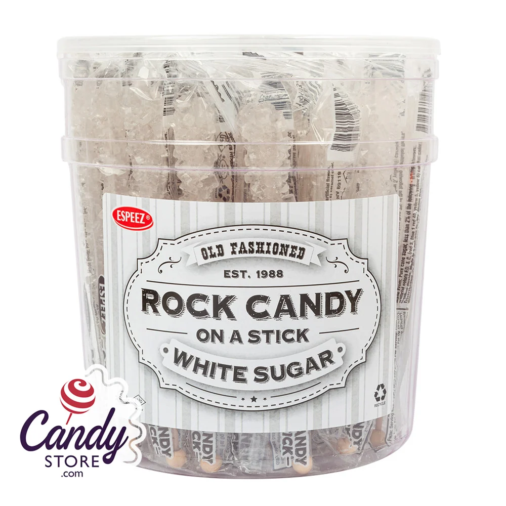 White Rock Candy Crystal Sticks - 36ct Tubs - Image 3