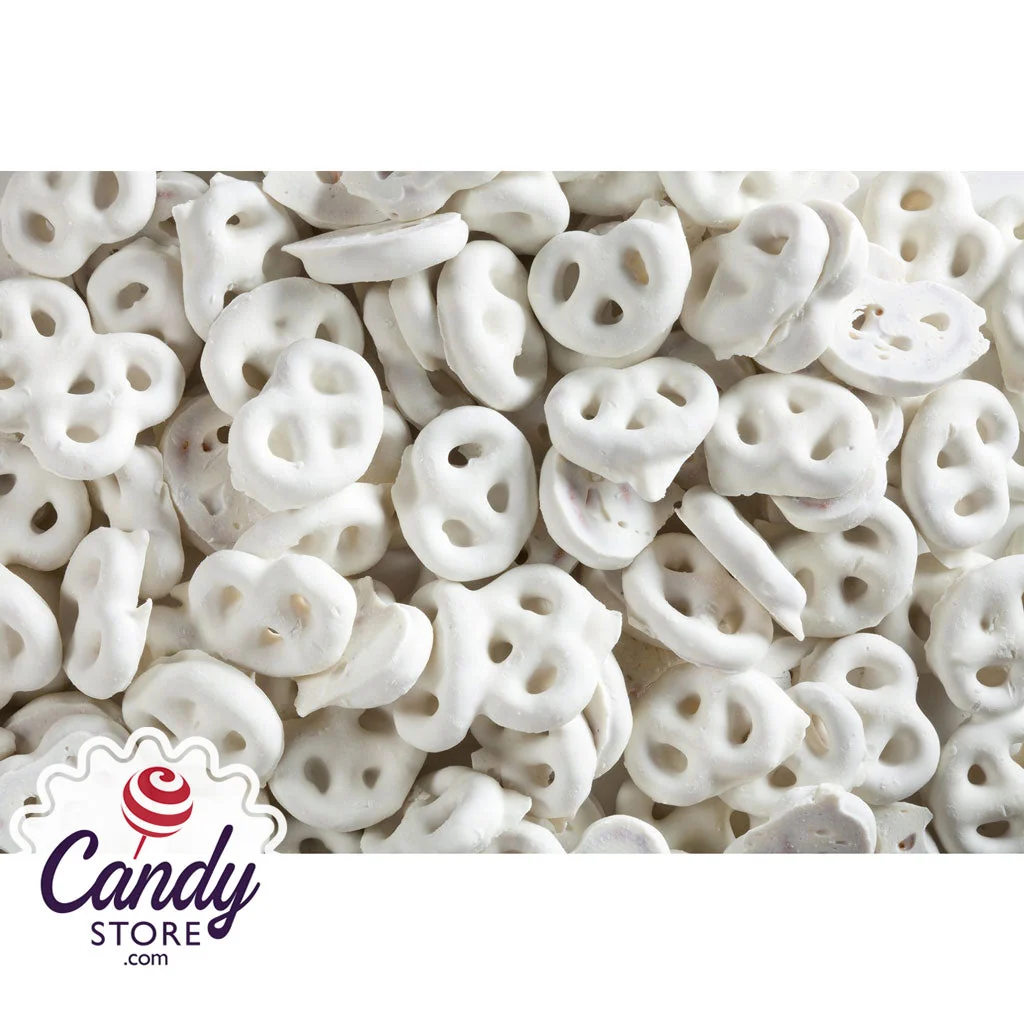 White Yogurt Mini Twist Pretzels - 15lb - Image 3