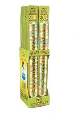 Worlds Largest Sour Candy Necklace - 24ct