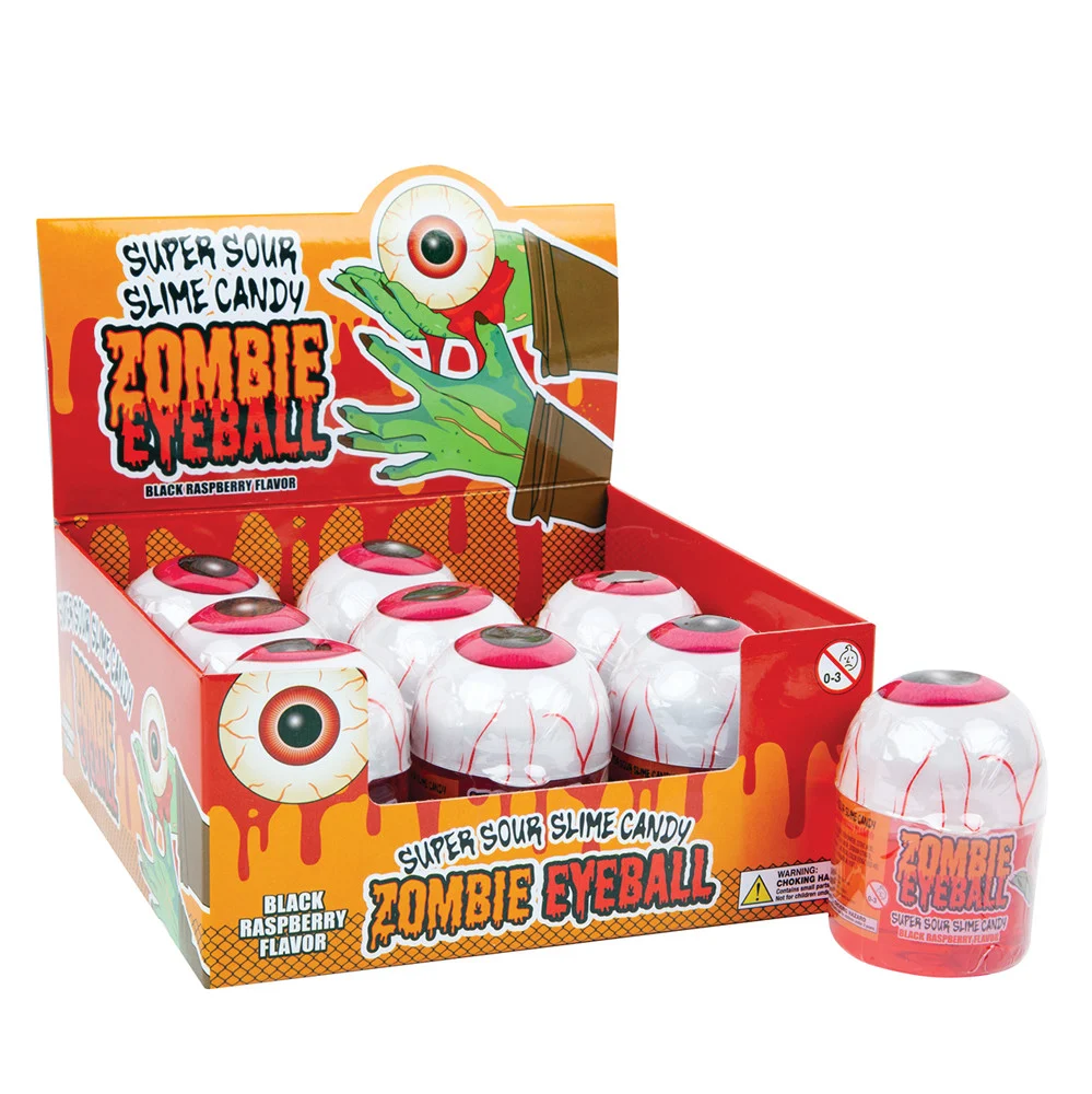 Zombie Eyeball Sour Slime Candy - 9ct